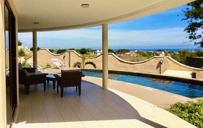 Les Domes d'Albion - Terrasse et vue sur mer